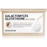 SOMEBYMI Galactomyces Glutathione Daily Mask Pack revitalizacijska tekstilna maska veliko pakiranje 24 kos