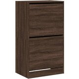 Maison Chic Omarice za obutev - Kopa za čevlje z 2 predaloma rjavi hrast 60x42x108 cm, (21778394) Cene