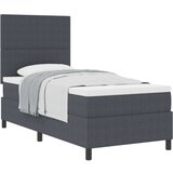  Postelja z vzmetnico temno siva 80x200 cm kordurojna tkanina, (22083529) | Shoptok.si