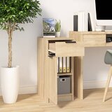 Ormarić za radni stol hrast 33,5 x 50 x 75 cm konstruirano drvo | shoptok.hr