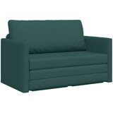 vidaXL talni kavč postelja 2-v-1 temno zelena 124x71x78 cm tkanina Cene