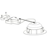 Eglo 95857- Komplet 3x LED prigušiva ugradna svetiljka PINEDA LED/5,5W/230V | Eponuda.com