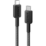 Anker 322 USB tip-C na USB tip-C kabl M/M 1.8m, 60W, pleteni, crni Cene