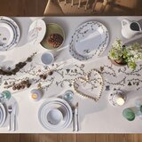 Kähler Design Bijeli porculanski tanjur za posluživanje s božićnim motivom 27x34 cm Hammershøi – | shoptok.hr