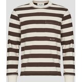 OLAF STRIPED RIB CREWNECK Bež Cijene