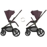 Kikka Boo kolica za bebe 3u1 Goya Platinum Merlot Slike