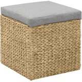  2-dijelni set taburea od morske trave sivi | shoptok.hr