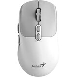 Genius NX-8080S bežični miš, Bluetooth i 2,4 GHz, tihe tipke, bijeli | shoptok.hr