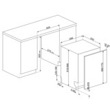 Smeg vgradni pomivalni stroj ST323PM | Shoptok.si