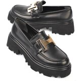 Capone Outfitters Capone Women's Loafers with Round Toe and H Buckle Cene