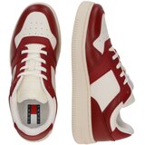 Tommy Jeans Niske tenisice 'RETRO BASKET ESS MEG 3A3' mornarsko plava / tamno crvena / bijela | shoptok.hr