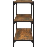 Ormarić za knjige boja hrasta 60 x 33 x 70,5 cm drvo i čelik | shoptok.hr