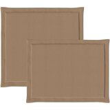  Blazine za sedež in hrbet 2 pcs Taupe 47 x 45 x 2 cm Poliester, (5000232269) | Shoptok.si