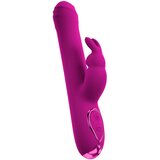 Sweet Smile vibrator s guralicom i rotirajućom klitoralnom ručkom (ružičasti) | shoptok.hr