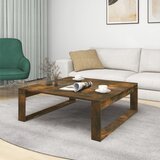  Stolić za kavu dimljeni hrast 100x100x35 cm konstruirano drvo | shoptok.hr