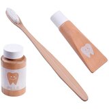  Drveni set malih zubara u tirkiznoj torbi | shoptok.hr