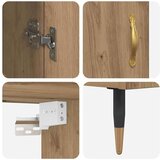  Visok predalnik 2 pcs Umetni hrast 69,5 x 34 x 180 cm, (5000108176) Slike