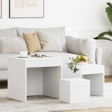 Uklapajući stolići 3 kom bijeli od konstruiranog drva | shoptok.hr