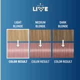 Schwarzkopf LIVE Lightener & Twist trajna boja za kosu za posvjetljivanje kose nijansa 101 Cool Rose 1 kom | shoptok.hr