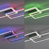  Leuchten Direkt14635-55-LED RGB prigušiva stropna svetiljka FELIX 34,5W/230V+daljinski upravljač | Eponuda.com