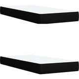  Krevet s oprugama i madracem crni 200x200 cm od tkanine | shoptok.hr