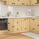  Cabinet SKI Medeno Smeđa 40 x 46 x 81 cm Čvrsto borovo drvo | shoptok.hr