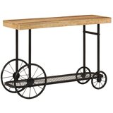 vidaXL Konzolni stol 112x36x76 cm Puno drvo Mango i željezo Cijene