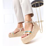  Multicolored Platform Espadrille Sandals Solora | shoptok.hr