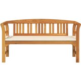  Klupa s jastukom Prirodni uljni završetak 157 x 46 x 82 5 cm | shoptok.hr