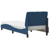  Krevet s madracem plavi 90 x 200 cm od tkanine | shoptok.hr