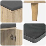  Haldna klop z blazino z vrati Sonoma hrast 60 x 38 x 46 cm, (5000155622) | Shoptok.si