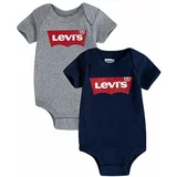 Levi's Body za dojenčka mornarsko modra barva