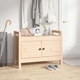  Klupa za hodnik 80 x 40 x 60 cm od masivne borovine | shoptok.hr
