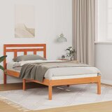  Krevetna konstrukcija Smeđa 80 x 200 cm Čvrsto borovo drvo | shoptok.hr
