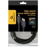 Gembird CC-HDMID-15 HDMI male to micro D-male black kabl4.5 m