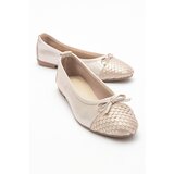 LuviShoes 02. Powder Glittery Women's Flat Shoes Cene