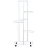  Stalak za cvijeće s 5 katova 44 x 23 x 100 cm bijeli željezni | Eponuda.com