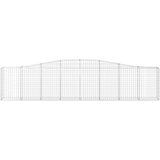  Lučne gabionske košare 6 kom 400x30x80/100 cm pocinčano željezo | shoptok.hr