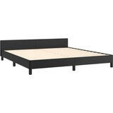  Okvir za krevet s uzglavljem crni 180x200 cm od umjetne kože | shoptok.hr