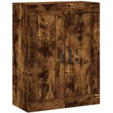  Visoka komoda dimljeni hrast 69 5x34x180 cm konstruiranog drva | shoptok.hr