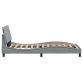 vidaXL Okvir kreveta bez madraca svjetlosivi 100x200 cm od tkanine | shoptok.hr