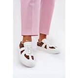 Boto Women Sneakers With Leopard Print On Platform White Nativira Cijene