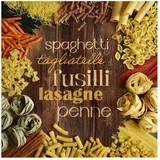 Staklena slika 30x30 cm Pasta –
