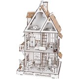 PUZLIANA dreamhouse drvena kućica 80 cm, sa nameštajem | Eponuda.com