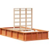  Krevetna konstrukcija Voštano smeđa 100 x 200 cm boja drva | shoptok.hr