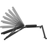  Nagnuta klupa za trening, REBEL ACTIVE | shoptok.hr