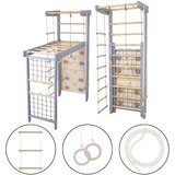 Monkey Gym Telovadna, švedska lestev za dom Winner Plus siva, (5000077528) | Shoptok.si