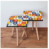 Hanah home set stolića za kafu 2Shp375, 2 dijela, šareni | Eponuda.ba