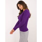 Wool Fashion Italia Sweater-AT-SW-2338-2.61-dark purple | Shoptok.si