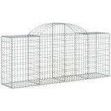 Lučne gabionske košare 7 kom 200x50x80/100 cm pocinčano željezo | shoptok.hr